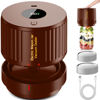 Picture of LOVE MOMENT Electric Mason Jar Vacuum Sealer Kit for Wide Mouth and Regular Mouth Mason Jar - Brown