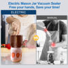 Picture of LOVE MOMENT Electric Mason Jar Vacuum Sealer Kit for Wide Mouth and Regular Mouth Mason Jar - Brown