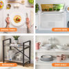 Picture of StaHom Shelf Liners for Kitchen Cabinets Refrigerator Liners Waterproof Kitchen Cupboard Liner Durable Plastic Drawer Mats Pantry Non Adhesive Fridge Liner for Shelves - Clear 17.5 x 78.7 Inches