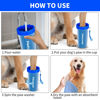 Picture of Dog Paw Cleaner, Washer, Buddy Muddy Pet Foot Cleaner for Small Medium Large Breed Dogs/Cats (with 3 absorbent towel) (Navy Blue, Large)
