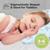 Picture of Toddler Pillow with Pillowcase - 13x18 My Little Dreamy Pillow, Organic Cotton Toddler Pillows for Sleeping, Kids Pillow, Travel Pillows, Mini Pillow,Nursery Pillow,Toddler Bed Pillow(Enchanted Frost)