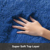 Picture of Ophanie Blue Rug, Boys 4x6 Rugs for Bedroom Royal Dark Blue Carpet Nursery Aesthetic, Kids Playroom Navy Area Rugs for Girls Teen Home Decor, Fluffy Shag Bedside Floor Living Room Carpet