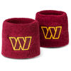 Picture of Franklin Sports Washington Commanders NFL Kids Wristbands - Youth NFL Team Logo Wristbands - Nylon Sweatbands for Kids - Great for Football Fan Costumes + Uniforms - Pair of Wristbands,Red/Yellow
