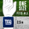 Picture of Franklin Sports unisex Wristbands Franklin Sports NFL New York Giants Embroidered Wristbands, Team Specific, OSFM US