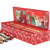 Picture of Premium Wrapping Paper Storage Container -Durable Material 600D tear-proof - Fits up to 27 Paper Rolls -Extra Pockets for Ribbons & Bows. Underbed Gift Wrap Organizer, Ideal for Holiday Christmas, etc