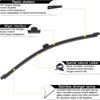 Picture of AUTOBOO 24"+20" Windshield Wipers with 13" Rear Wiper Blades Replacement for Audi Q5 2009-2017,SQ5 2014-2017,RS Q3 2021-2022 -Original Factory Quality (Pack of 3)