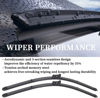 Picture of AUTOBOO 24"+20" Windshield Wipers with 13" Rear Wiper Blades Replacement for Audi Q5 2009-2017,SQ5 2014-2017,RS Q3 2021-2022 -Original Factory Quality (Pack of 3)