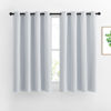 Picture of NICETOWN Room Darkening Curtains for Living Room - Window Treatment Thermal Insulated Grommet Room Darkening Panels/Drapes for Bedroom (Light Grey=Greyish White, 2 Panels, 52 by 45)