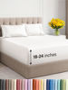 Picture of Extra Deep Twin Sheet Set - 4 Piece Breathable and Cooling Sheets - Hotel Luxury Bed Sheets Set - Easy Fit - Soft, Wrinkle Free and Comfy Sheets Set - Antique White Sheet Set with Extra Deep Pockets