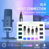 Picture of FIFINE Audio Mixer, Gaming Streaming PC Mixer with Slider Fader, XLR Microphone Interface, Monitoring, for Video/Game Voice/Podcast Recording-AmpliGame SC3W