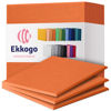 Picture of Ekkogo Acoustic Panels 12-Pack Soundproof Wall Panels 12''X12''X0.4'' Sound Panels High Density Sound Dampening Panels - [Poppy Orange Square]