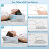 Picture of DONAMA Cervical Pillow for Neck Pain Relief,Contour Memory Foam Pillow,Ergonomic Orthopedic Neck Support Pillow for Side,Back and Stomach Sleepers with Breathable Pillowcase-Blue
