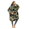 Picture of Catalonia Oversized Hoodie Blanket Sweatshirt, Super Soft Warm Comfortable Sherpa Giant Pullover with Large Front Pocket for Adults Men Women Teenagers Kids Wife Girlfriend, Green Camouflage