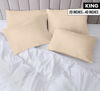 Picture of Utopia Bedding King Pillow Cases - 4 Pack - Envelope Closure - Soft Brushed Microfiber Fabric - Shrinkage and Fade Resistant Pillow Covers King Size 20 X 40 Inches (King, Beige)