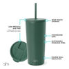 Picture of Simple Modern Insulated Tumbler with Lid and Straw | Iced Coffee Cup Reusable Stainless Steel Water Bottle Travel Mug | Gifts for Women Men Her Him | Classic Collection | 20oz | Forest