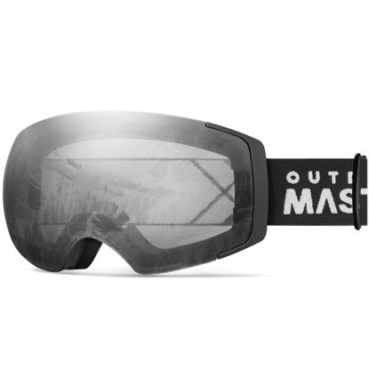 Picture of OutdoorMaster Ski Goggles PRO - Frameless, Interchangeable Lens 100% UV400 Protection Snow Goggles for Men & Women (Photochromic Gray VLT10%-80%)