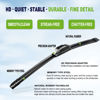 Picture of OEM QUALITY 22" + 17" PARRATI Premium All-Season Windshield Wiper Blades (Set of 2)