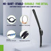 Picture of OEM QUALITY 22" + 17" PARRATI Premium All-Season Windshield Wiper Blades (Set of 2)