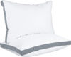 Picture of Utopia Bedding Bed Pillows for Sleeping Queen Size (Grey), Set of 2, Cooling Hotel Quality, Gusseted Pillow for Back, Stomach or Side Sleepers