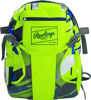 Picture of Rawlings | REMIX Backpack Equipment Bag | T-Ball & Youth Baseball / Softball | Green