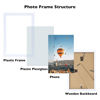 Picture of JCJMY 5x6 Picture Frame White for Wall Hanging or Tabletop, Wall Mounting Horizontally or Vertically, 5 x 6 Wall Gallery Poster Photo Frame with Shatter Resistant Plexiglass, White