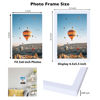 Picture of JCJMY 5x6 Picture Frame White for Wall Hanging or Tabletop, Wall Mounting Horizontally or Vertically, 5 x 6 Wall Gallery Poster Photo Frame with Shatter Resistant Plexiglass, White