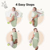 Picture of KeaBabies 3-Pack Organic Baby Swaddle Sleep Sacks - Newborn Swaddle Sack, Ergonomic Baby Swaddles 0-3 Months, Swaddles for Newborns, Baby Sleep Sack,Baby Swaddle Blanket Wrap,Baby Essentials (Lunaris)