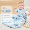 Picture of Yoofoss Baby Sleep Sack 0-6 Months, TOG 2.5 Baby Wearable Blanket with 2-Way Zipper, 100% Cotton Fabric Winter Newborn Sleeping sack, Warm Soft Comfy(Small)