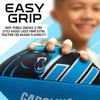 Picture of Franklin Sports NFL Carolina Panthers Football - Youth Football - Mini 8.5" Rubber Football - Perfect for Kids - Team Logos and Colors!