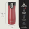 Picture of Contigo® AUTOSEAL® West Loop Vacuum-Insulated Stainless Steel Travel Mug with Easy-Clean Lid, 16 oz, 2-Pack, Goji Berry Frosted Pearl; Salt Frosted Pearl