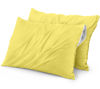 Picture of Utopia Bedding Waterproof Pillow Protectors Zippered (2 Pack, Yellow) Standard Size, Zippered Pillowcases, Bed Bug Proof Pillow Encasement Covers 20 x 26 Inches