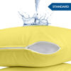 Picture of Utopia Bedding Waterproof Pillow Protectors Zippered (2 Pack, Yellow) Standard Size, Zippered Pillowcases, Bed Bug Proof Pillow Encasement Covers 20 x 26 Inches