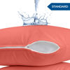 Picture of Utopia Bedding Waterproof Pillow Protectors Zippered (2 Pack, Coral) Standard Size, Zippered Pillowcases, Bed Bug Proof Pillow Encasement Covers 20 x 26 Inches