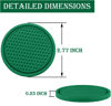 Picture of SINGARO Car Cup Coaster, 4PCS Universal Non-Slip Cup Holders Embedded in Ornaments Coaster, Car Interior Accessories, Green