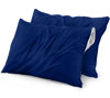 Picture of Utopia Bedding Waterproof Pillow Protectors Zippered (2 Pack, Royal Blue) Standard Size, Zippered Pillowcases, Bed Bug Proof Pillow Encasement Covers 20 x 26 Inches