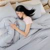 Picture of ROSGONIA Comforter Full Size for Girls Boys Teens Light Grey, 3pcs(1 Boho Grey Comforter & 2 Pillowcases) Lightweight Soft Dorm Bedding for All Season