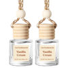 Picture of HoogaLife Car Air Freshener Diffuser 2 Pack Hanging Air Freshener Diffuser - Vanilla Cream Fragrance Oil Air Diffuser for Car, 45+ Days Long Lasting Fragrance Made in USA Car Air Fresheners