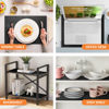 Picture of Shelf Liners for Kitchen Cabinets Refrigerator Liners Waterproof & Oil-Proof Kitchen Cupboard Liner Non-Slip Drawer Mats EVA Material Non Adhesive Fridge Liner for Shelves -Black 11.8 x 393.7 Inches