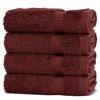 Picture of Chakir Turkish Linens | Hotel & Spa Quality 100% Cotton Premium Turkish Towels | Soft & Absorbent (4-Piece Washcloths, Cranberry)
