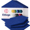 Picture of Ekkogo Acoustic Panels 12-Pack Soundproof Wall Panels 14"X12.1"X0.4" Sound Panels High Density Sound Dampening Panels - [Admiral Blue Hexagon]