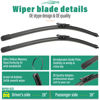 Picture of 28" 26" 12" Windshield Wiper Blades Replacement for Ford CMax C-Max 2013 2014 2015 2016 2017 2018 Premium All Weather Front Rear Wipers Set - OEM Quality (Pack of 3)