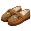 Picture of FOCO Minnesota Vikings NFL Mens Team Logo Moccasin Slippers - S