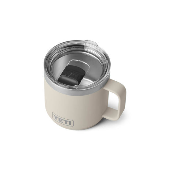 Picture of YETI Rambler 14 oz Stackable Mug, Vacuum Insulated, Stainless Steel with MagSlider Lid, Cape Taupe