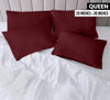 Picture of Utopia Bedding Queen Pillow Cases - 4 Pack - Envelope Closure - Soft Brushed Microfiber Fabric - Shrinkage and Fade Resistant Pillow Covers Queen Size 20 X 30 Inches (Queen, Burgundy)