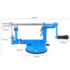 Picture of Apple Peeler Corer, Long lasting Chrome Cast Magnesium Alloy Apple Peeler Slicer Corer with Stainless Steel Blades and Powerful Suction Base for Apples and Potato(Lake Blue)