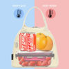 Picture of FlowFly Lunch Bag Tote Bag Lunch Organizer Lunch Holder Insulated Lunch Cooler Bag for Women/Men, Beige