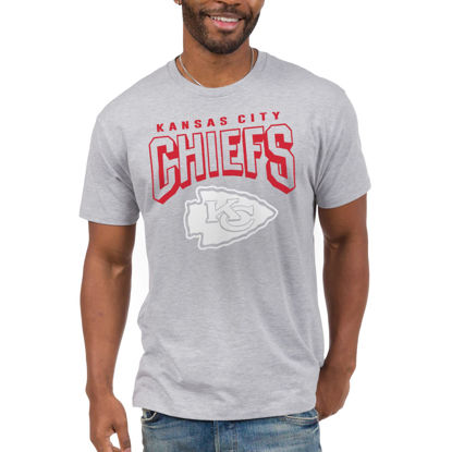 Picture of Junk Food Clothing x NFL - Kansas City Chiefs - Bold Logo - Unisex Adult Short Sleeve Fan T-Shirt for Men and Women - Size Large