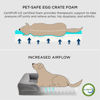 Picture of Bedsure Small Orthopedic Dog Bed - Washable Bolster Dog Sofa Beds for Small Dogs, Supportive Foam Pet Couch Bed with Removable Washable Cover, Waterproof Lining and Nonskid Bottom Couch, Blue