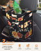 Picture of Pritent Car Trash Can with Lid, Cute Leakproof Car Trash Garbage Bag Hanging Vehicle Trash Bin Small Portable Automotive Garbage Cans Organizer for Back/Front Seat/Console(Trapezoid,Rose)