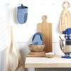 Picture of KitchenAid Beacon Two-Tone Non-Slip Mini Oven Mitt Set, Blue Velvet/Blue Heaven, 5.5"x8", 2 Piece